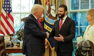 Președintele sirian Ahmed al Sharaa la Casa Albă foto profimedia jpg