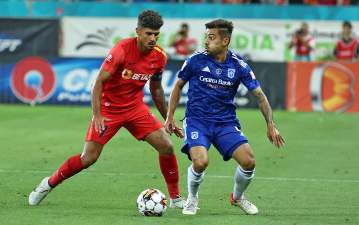 Florinel Coman s-a zbătut mult, dar nu a reușit să înscrie cu FCU Craiova (FOTO: Sportpictures)