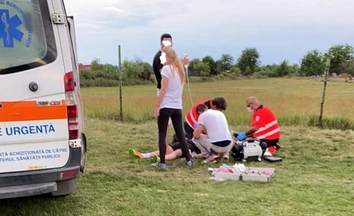 Tânărul a decedat pe terenul de fotbal FOTO Pressalert (arhivă)
