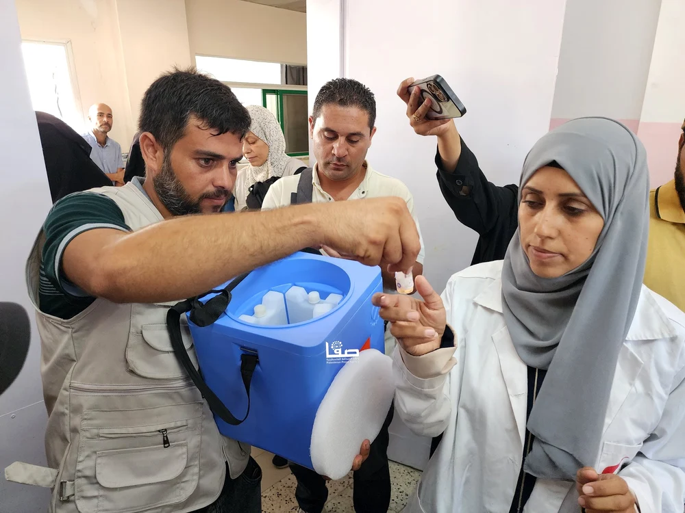 A început vaccinarea anti-polio în Fâșia Gaza  - Foto SafaPs X