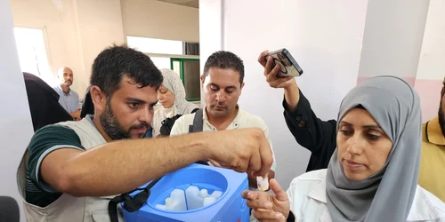 A inceput vaccinarea antipolio în Fâșia Gaza Foto SafaPs X jfif