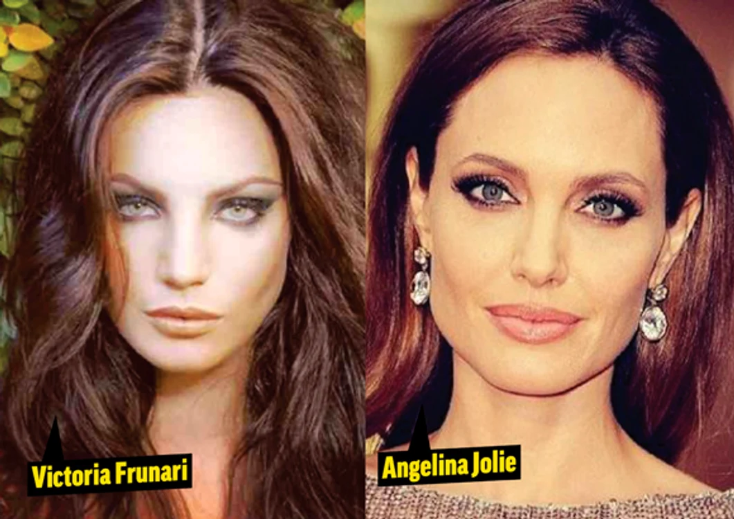 
    Victoria Frunari este sosia celebrei actrițe de la Hollywood Angelina Jolie foto: Click!  