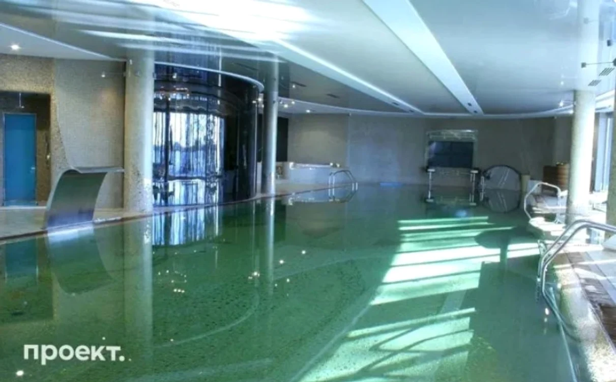 Piscina casei lui Vladimir Putin