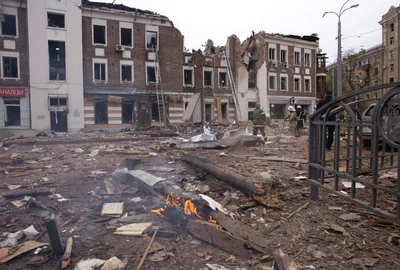 Harkov dupa un bombardament rusesc FOTO EPA EFE jpg
