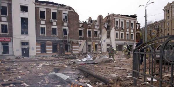 Harkov dupa un bombardament rusesc FOTO EPA EFE jpg