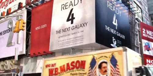 samsung times square foto captura/youtube - samsung tomorrow