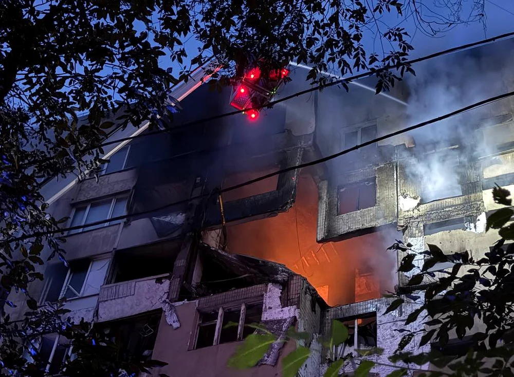 Clădiri avariate în Odesa FOTO: X