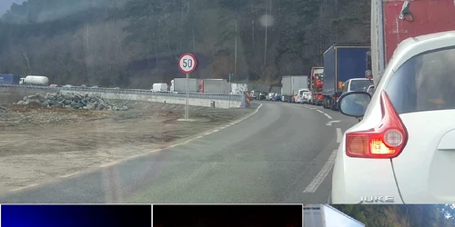 Restricțiile rutiere din zona Boița în Sibiu pe DN7 și traficul infernal de pe Valea Oltului Foto colaj.jpg