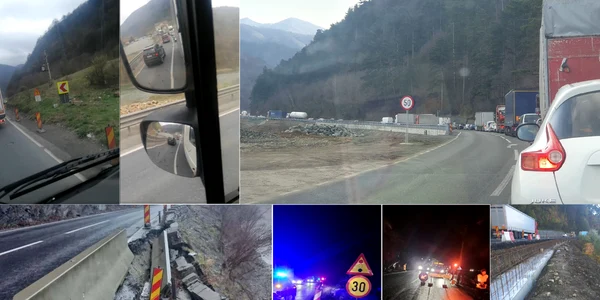 Restricțiile rutiere din zona Boița în Sibiu pe DN7 și traficul infernal de pe Valea Oltului Foto colaj.jpg
