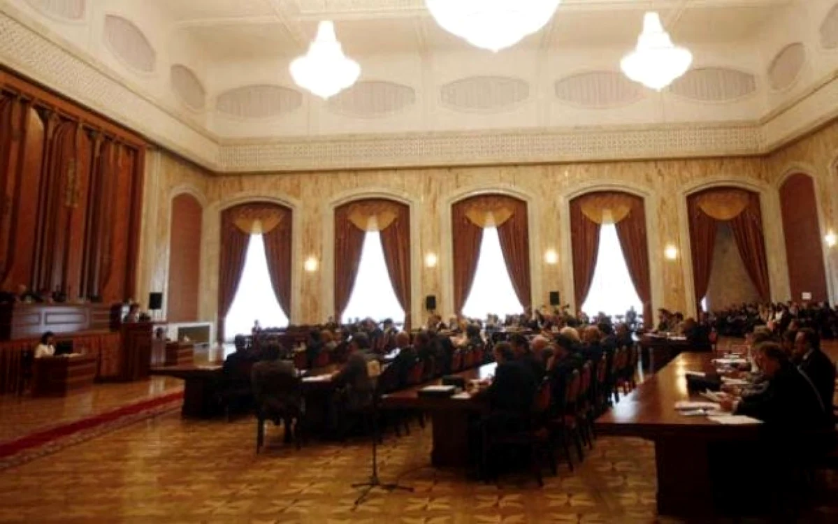 Palatul Republicii, sediul temporar al Parlamentului de la Chişinău. FOTO Adevărul