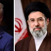 Donald Trump și Mojtaba Khamenei FOTO X/@IranIRGCC
