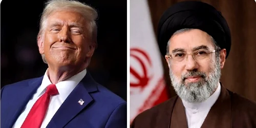 Donald Trump și Mojtaba Khamenei FOTO X/@IranIRGCC