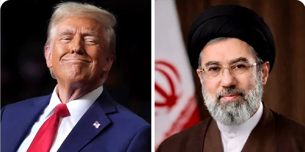 Donald Trump și Mojtaba Khamenei FOTO X/@IranIRGCC