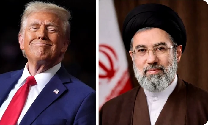 Donald Trump și Mojtaba Khamenei FOTO X/@IranIRGCC