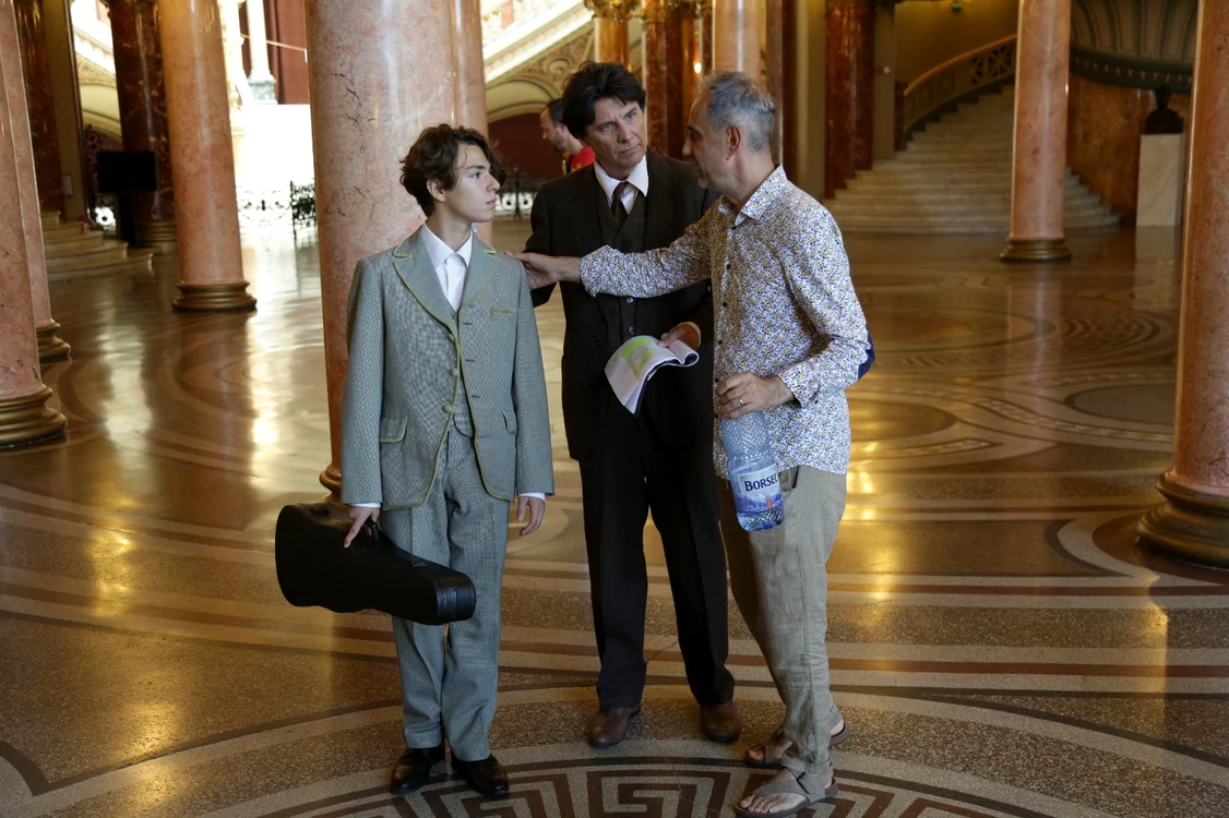 Regizorul Toma Enache la filmări FOTO La Steaua Film