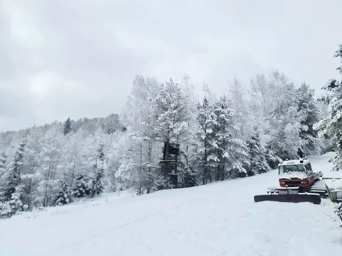 Zăpadă multă și la Gărâna FOTO Wolfsberg Ski