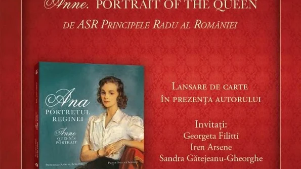 Lansare de carte: “Ana Portretul Reginei”, un dar regal la început de primăvară jpeg