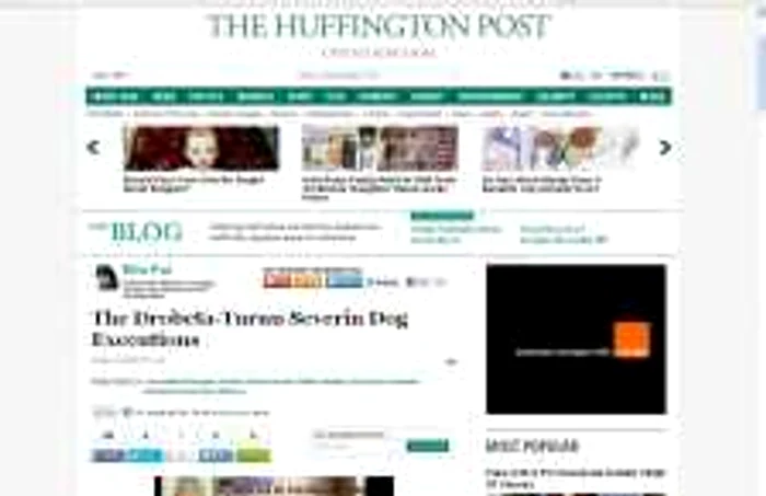 Articolul din Huffington Post