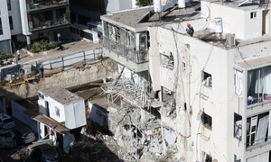 israel lovit de rachete din iran FOTO: X/@CrazyVideosOnly