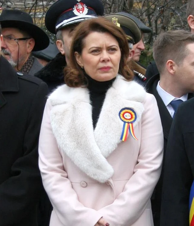 Aurelia Cristea, la festivităţile prilejuite de ziua de 1 Decembrie, la ClujFoto: arhivă personală