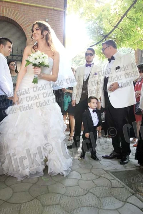 Victor Piţurcă nu a stat aproape de fiica sa nici la fotografia de grup (Fotografii: Sorin Puiu)