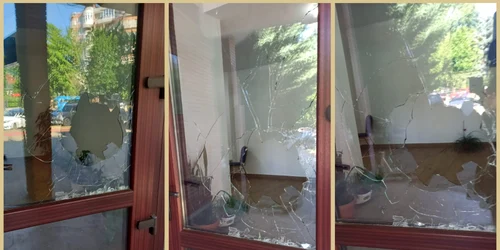 Sediul PNL Hunedoara a fost vandalizat Foto News Alert HD jpeg