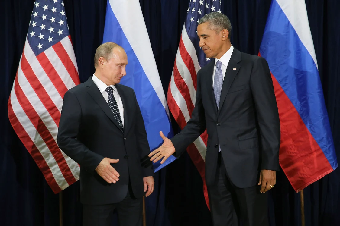 Obama şi Putin au avut o întâlnire în cadrul căreia au discutat problema războiului din SiriaFoto: Getty