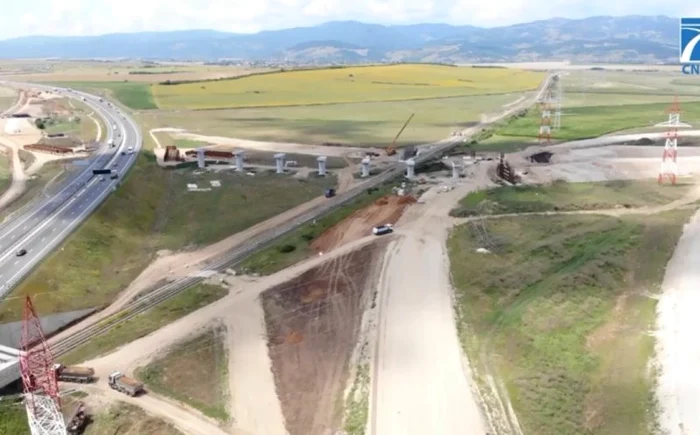 Așa arată șantierul Autostrăzii Sebeș-Turda, deși la finele anului ar trebui să fie deschisă