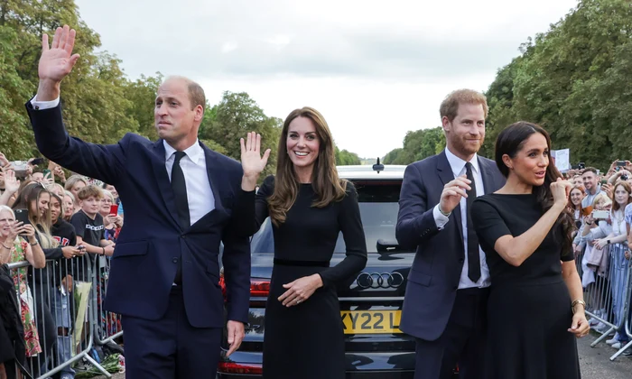 Prințul William, Prințul Harry, Kate Middleton, Meghan Markle  sursa   GettyImages jpg