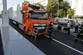 Pasajul Unirii blocat de un camion INQUAM Photos/Octav Ganea