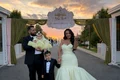 Larisa Udilă, alături de familia ei la botezul fiicei sale/ sursă foto: Instagram