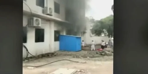 Incendiu in India FOTO Captura video