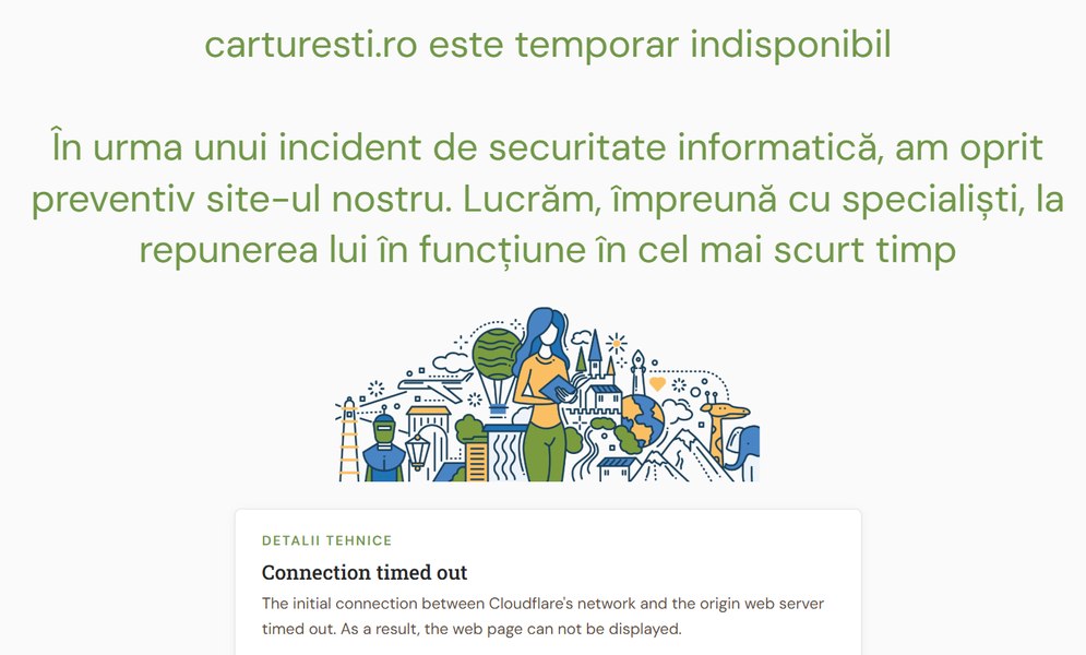 Atac cibernetic la Cărturești: site-ul și aplicația au fost oprite. Ce trebuie să știe clienții despre datele cardurilor
