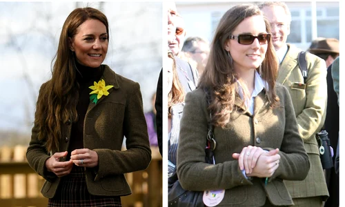 Kate Middleton jachetă veche colaj jpg