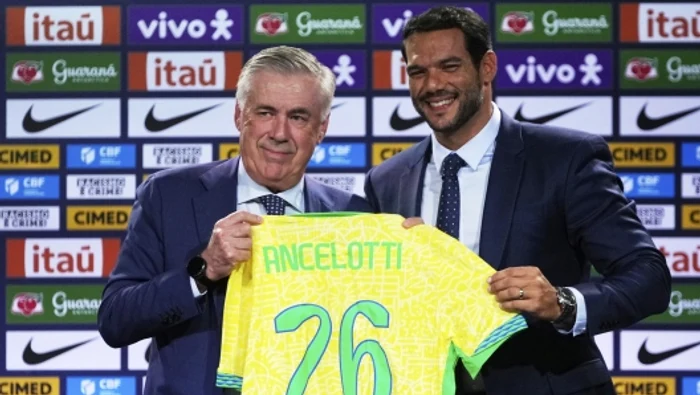 Carlo Ancelotti a venit să ia titlul cu Brazilia