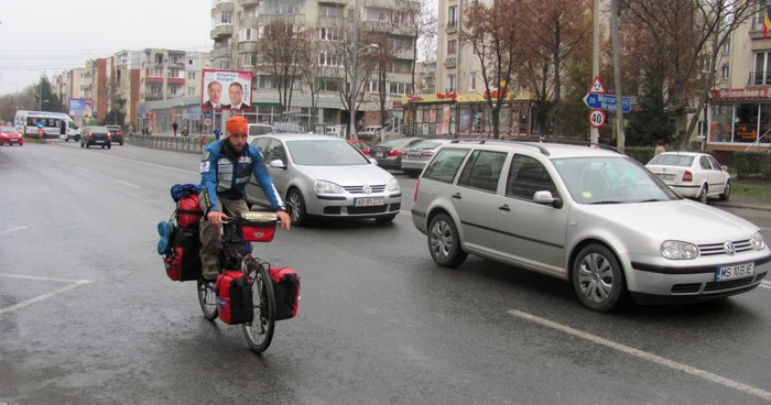 Danilo Callegari a traversat Târgu-Mureşul