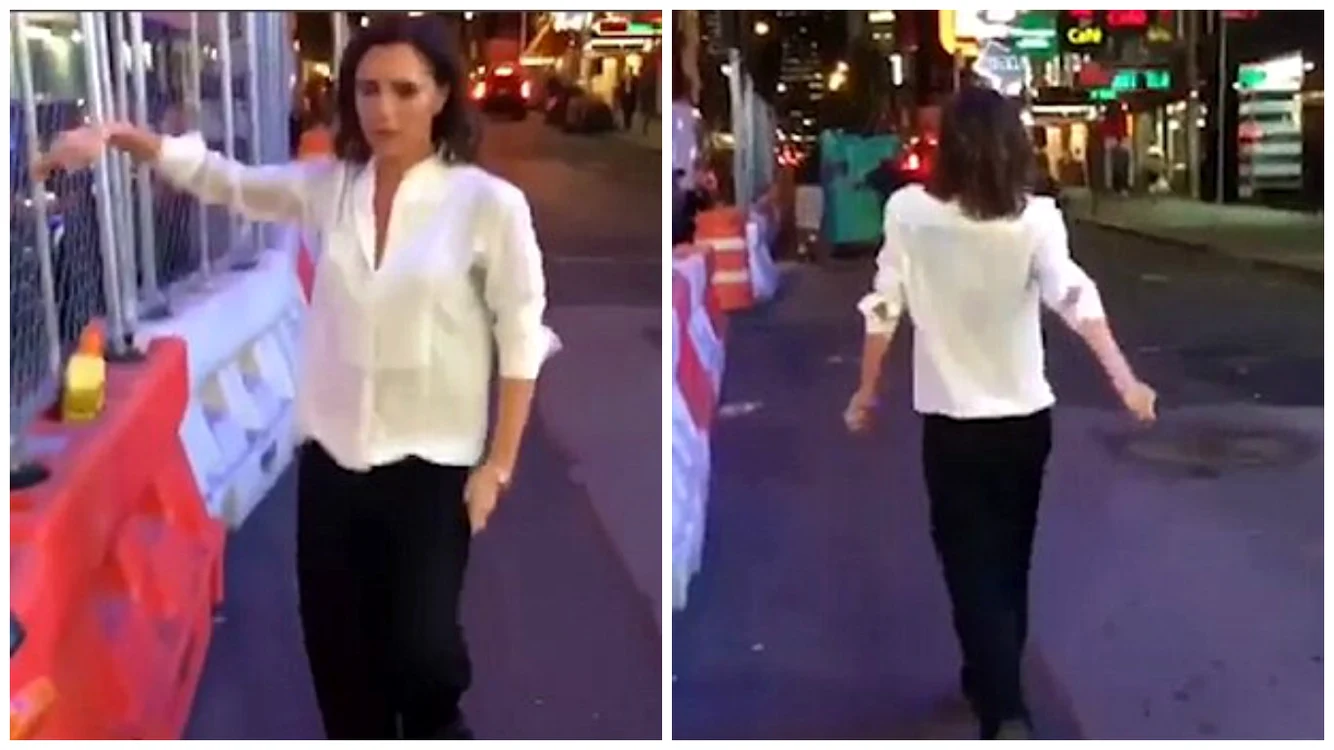 
    Victoria a dansat chiar în Times Square, din New Yorkfoto: captură Youtube  