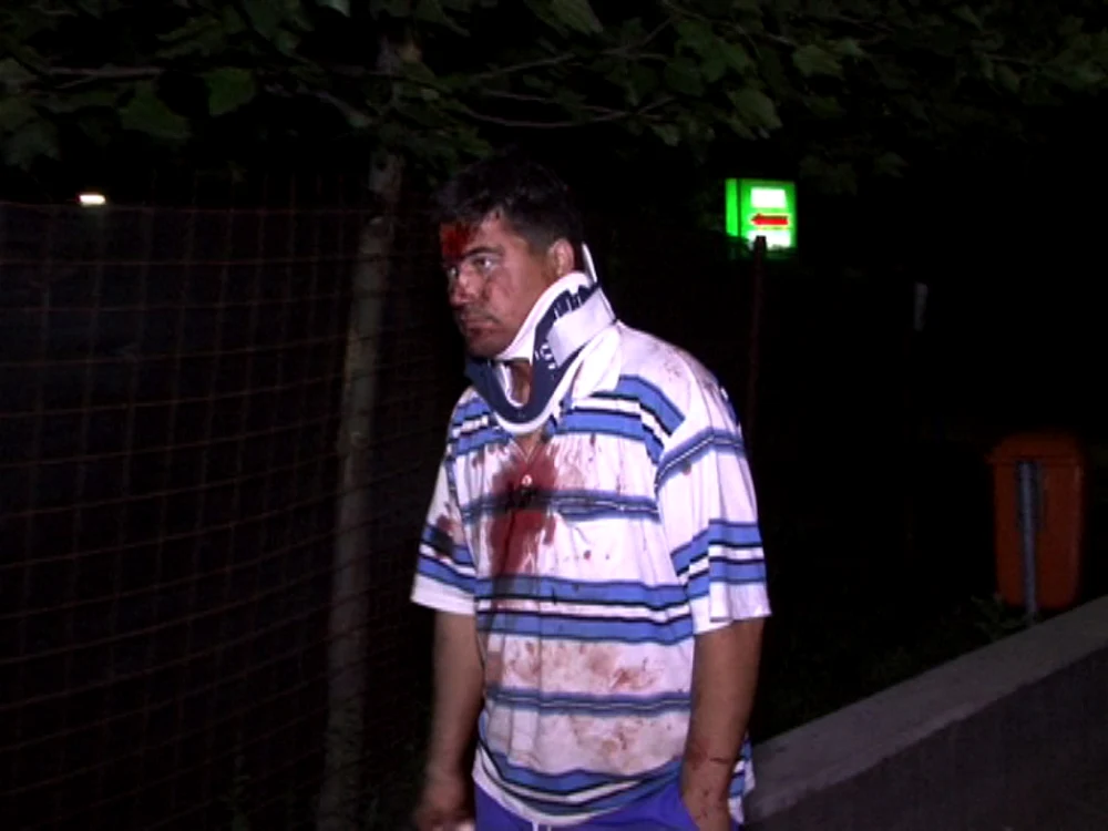 Maricel Enache a scăpat doar cu câteva zgârieturi în urma accidentului FOTO:rtv.net