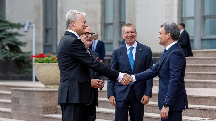 Premierul Republicii Moldova, Dorin Recean, alături de cei trei președinți ai țărilor baltice