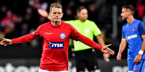 Silkeborg - FCSB, UEFA Conference League / FOTO EPA-EFE