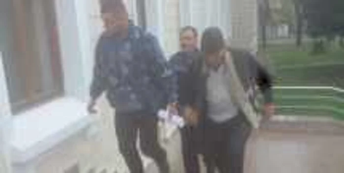 Teodor – George Caprian şi tatăl său Dumitrian – Mircea Caprian. FOTO Dănuţ Zuzeac