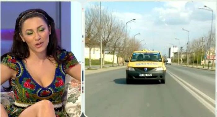 Andra a fost dezamăgită de faptul că soţul ei a apelat la taxi şi nu şi-a respectat pedeapsa (captură: PRO TV)