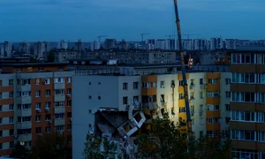 Blocul din Rahova unde a avut loc explozia FOTO Inquam Photos / Pană Tudor