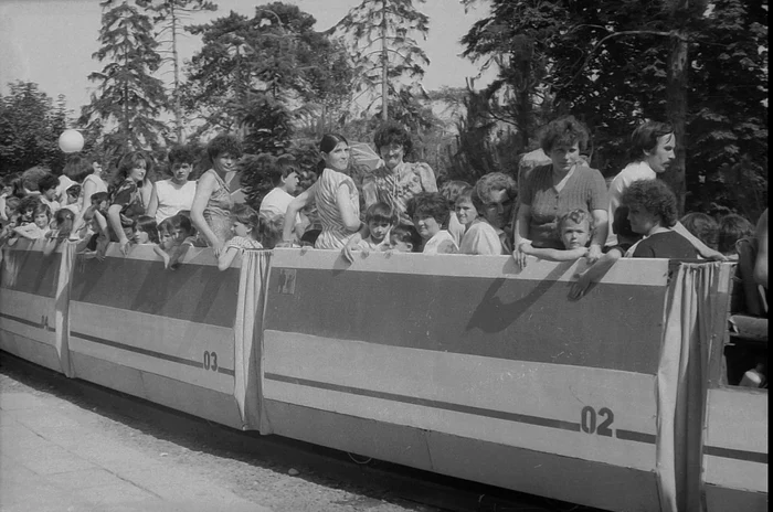 Trenulețul nostalgiei din Parcul Copiilor FOTO Forum/Ratt