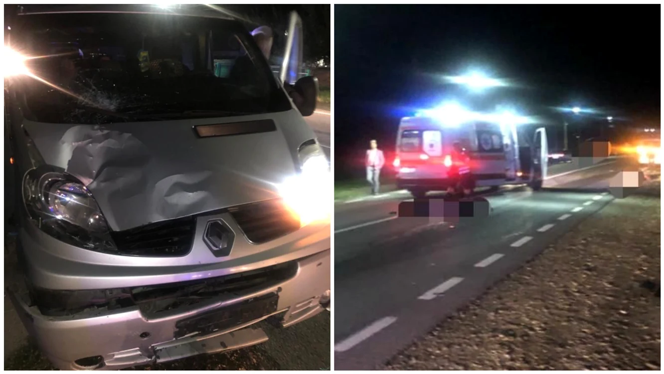 Două victime au fost în accidentul de pe E 85