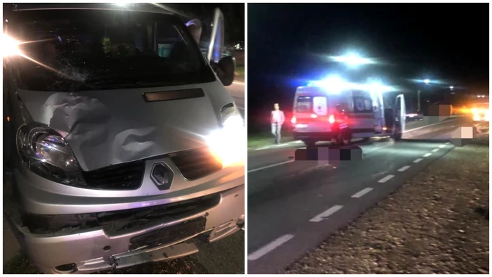 Două victime au fost în accidentul de pe E 85