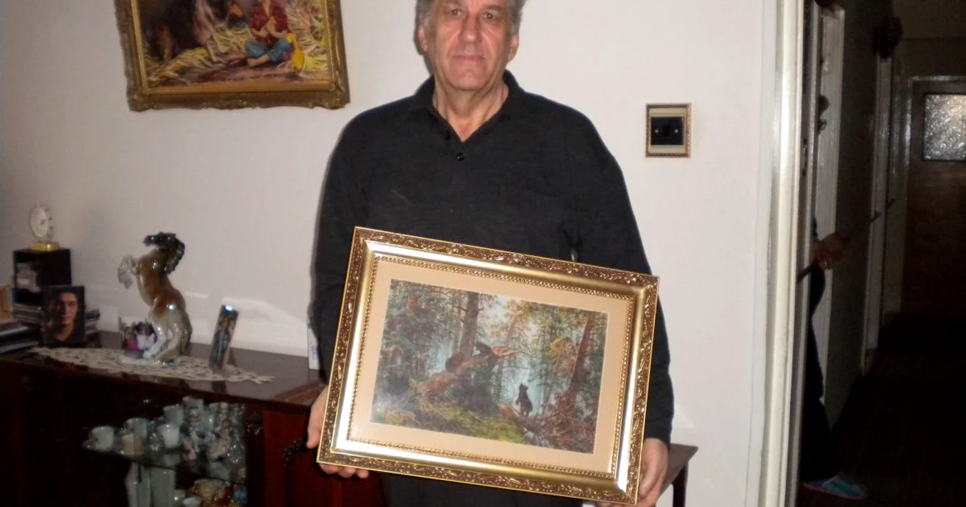 Ion Gavriloiu este atras de tablourile religioase