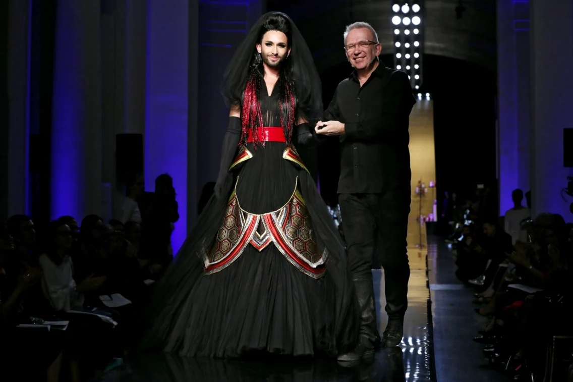 Conchita Wurst prezentare Jean Paul Gaultier FOTO Reuters