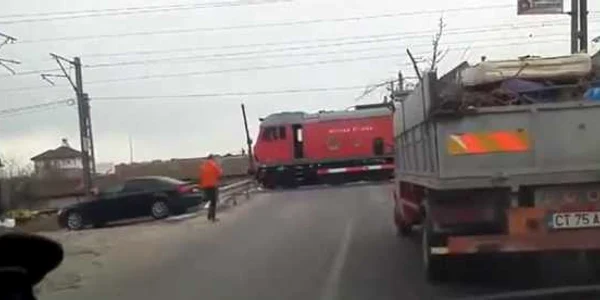 tren oprit bariera