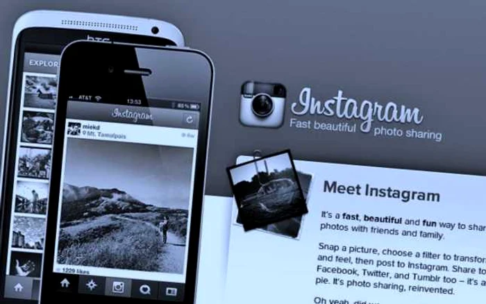 Instagram e o reţea socială lansatăca aplicaţie pentru iPhone (iOS), apoi pentru Android. FOTO Adevărul